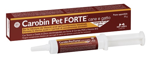 CAROBIN PET FORTE PASTA 30 G - Farmacia Bartoli