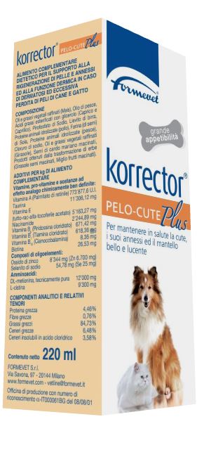 KORRECTOR PELO CUTE PLUS 220 ML - Farmacia Bartoli