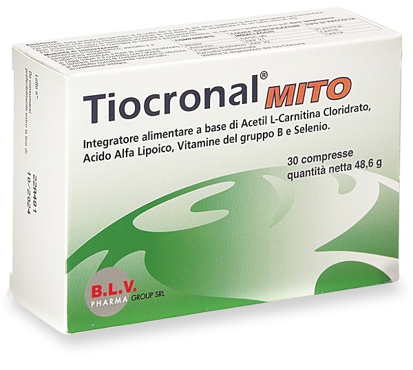 TIOCRONAL MITO 30 COMPRESSE - Farmacia Bartoli