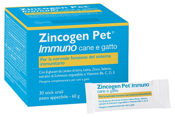ZINCOGEN PET IMMUNO PASTA 30 STICK - Farmacia Bartoli