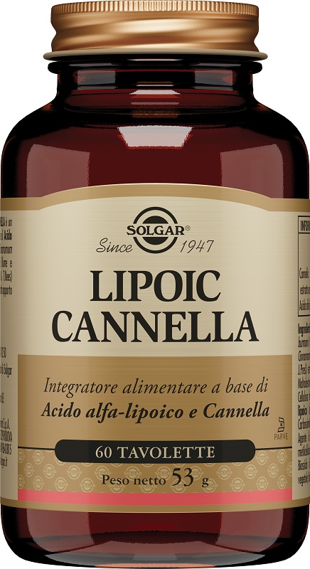LIPOIC CANNELLA 60 TAVOLETTE - Farmacia Bartoli