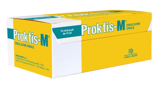 PROKTIS-M EMULSIONE ORALE 10 STICK DA 10 ML - Farmacia Bartoli