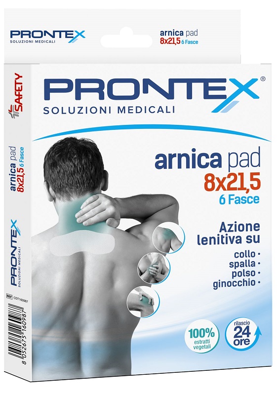 FASCIA PRONTEX ARNICA PAD 8 X 21 ,5 6 PEZZI - Farmacia Bartoli