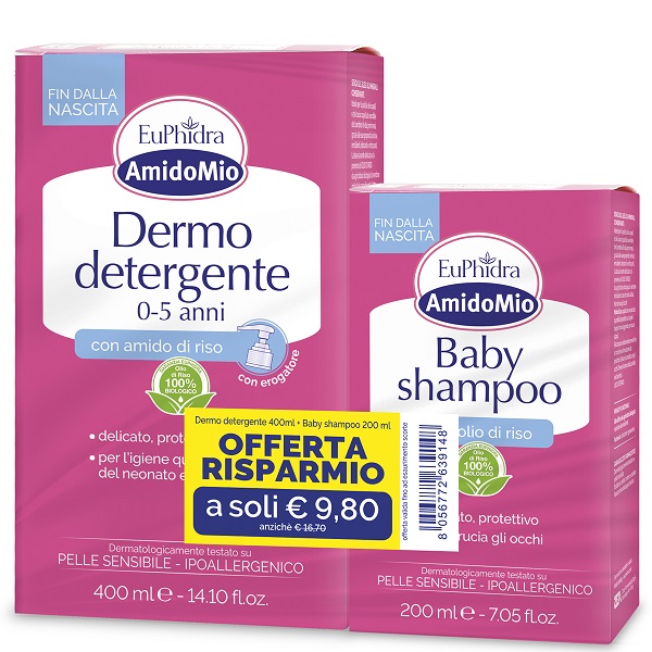 ABBINATA DERMO 0-5 200 ML + BABY SHAMPOO 400 ML - Farmacia Bartoli