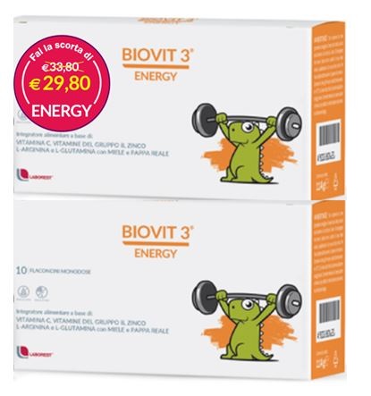 BIOVIT 3 ENERGY MULTIPACK 10 FLACONI X 2 - Farmacia Bartoli