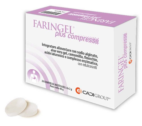 FARINGEL PLUS 20 COMPRESSE MASTICABILI - Farmacia Bartoli