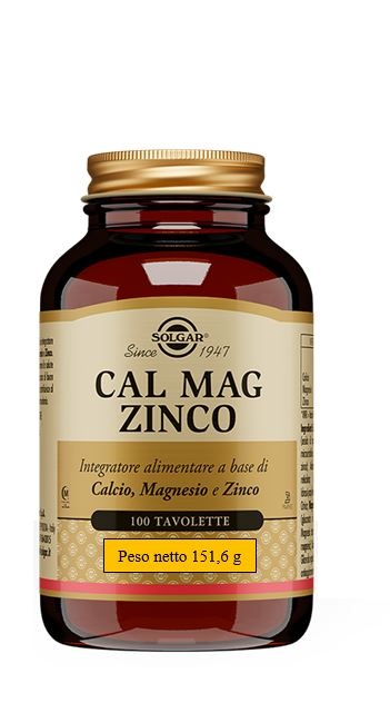 CAL MAG ZINCO 100 TAVOLETTE - Farmacia Bartoli