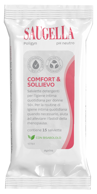SAUGELLA POLIGYN SALVIETTINE 15 PEZZI - Farmacia Bartoli