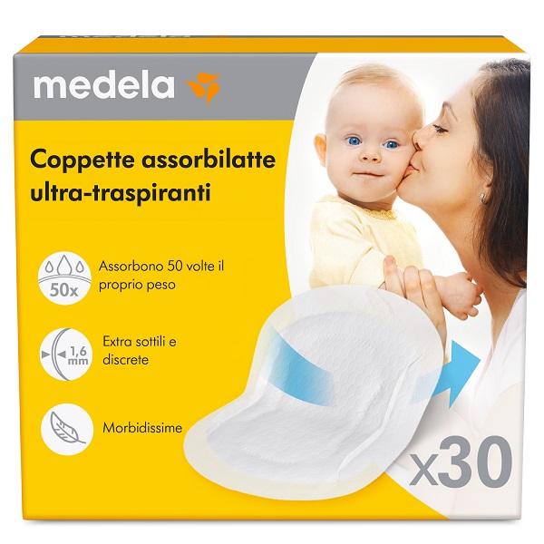 COPPETTE ASSORBILATTE ULTRA-TRASPIRANTI 30 PEZZI - Farmacia Bartoli