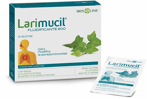 LARIMUCIL FLUIDIFICANTE 600 10 BUSTINE - Farmacia Bartoli