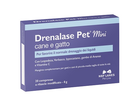 DRENALASE PET MINI CANE GATTO 20 COMPRESSE - Farmacia Bartoli