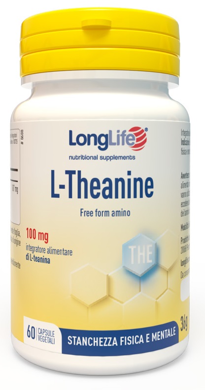 LONGLIFE L-THEANINE 60 CAPSULE VEGETALI DA 600 MG - Farmacia Bartoli
