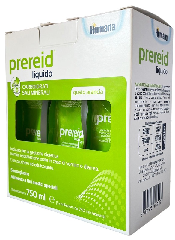 PREREID LIQUIDO 3 PEZZI DA 250 ML HUMANA - Farmacia Bartoli