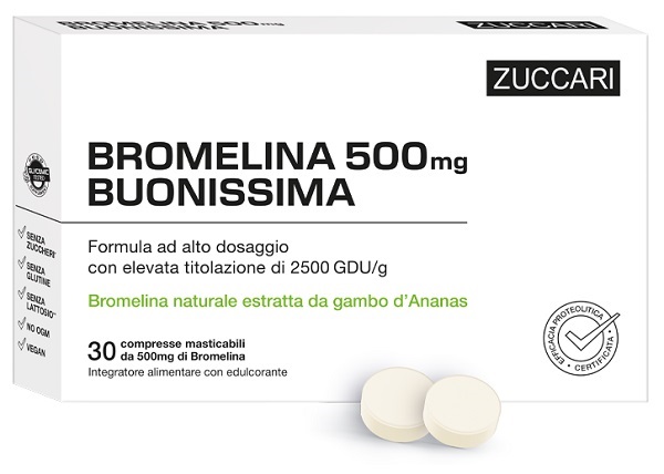 BROMELINA 500 BUONISSIMA 30 COMPRESSE - Farmacia Bartoli