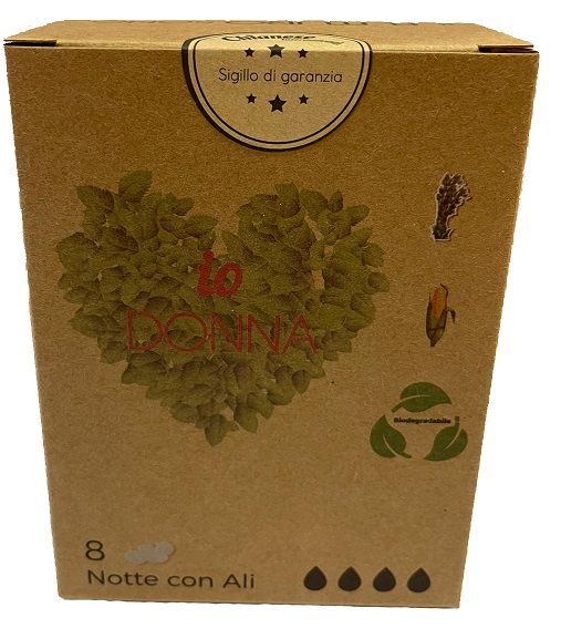 IO DONNA ASSORBENTE NOTTE ECO 8 PEZZI - Farmacia Bartoli