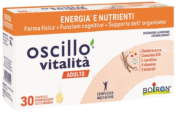 OSCILLO VITALITA' ADULTO 30 COMPRESSE EFFERVESCENTI - Farmacia Bartoli