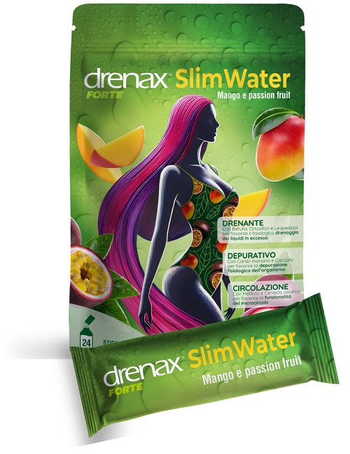 DRENAX FORTE SLIM WATER MANGO E PASSION FRUIT 24 BUSTINE GRANULATI EFFERVESCENTI - Farmacia Bartoli