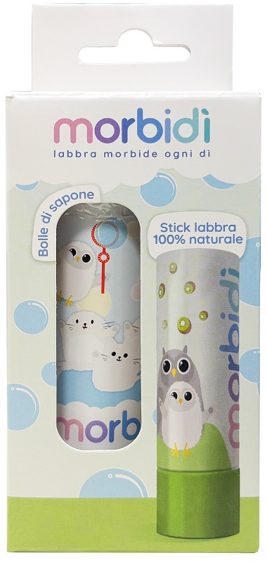 MORBIDI' BOLLE SAPONE + STICK LABBRA VERDE 5,5 ML - Farmacia Bartoli