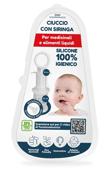2EASY CIUCCIO CON SIRINGA PER MEDICINALI LIQUIDI - Farmacia Bartoli