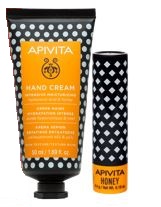 APIVITA PROMO XM WINTER WONDERS HONEY CREMA IDRATAZIONE INTENSA 50 ML + BALSAMO LABBRA 4,4 G - Farmacia Bartoli