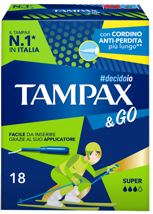 TAMPAX &GO SUPER 18 PEZZI - Farmacia Bartoli