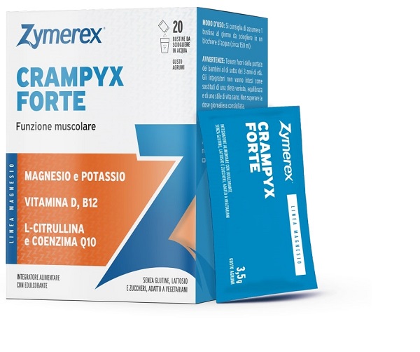 ZYMEREX CRAMPYX FORTE 20 BUSTINE DA 3,5 G GUSTO AGRUMI CON EDULCORANTE SENZA ZUCCHERI SENZA GLUTINE SENZA LATTOSIO - Farmacia Bartoli