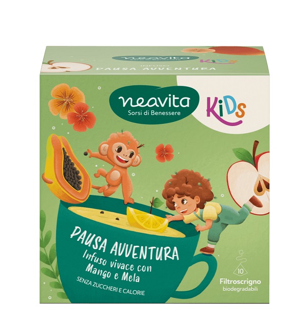 NEAVITA FILTROSCRIGNO KIDS PAUSA AVVENTURA - Farmacia Bartoli