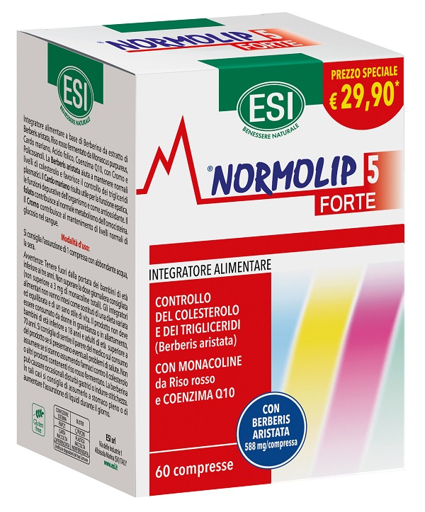 ESI NORMOLIP 5 FORTE OFFERTA 60 COMPRESSE - Farmacia Bartoli