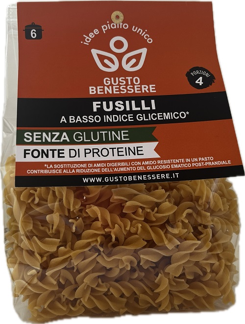 GUSTO BENESSERE PASTA MAIS CECI BASSO INDICE GLICEMICO FUSILLO 240 G - Farmacia Bartoli