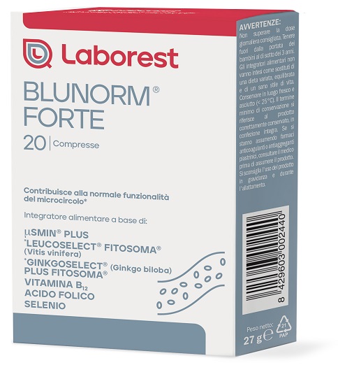 BLUNORM FORTE 20 COMPRESSE - Farmacia Bartoli