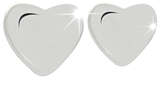 MJ POST 501 ORECCHINO DEFINITIVO MEDICAL JEWELS CUORE A LOBO ARGENTO - Farmacia Bartoli