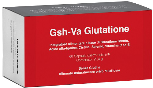 GSH-VA GLUTATIONE 60 CAPSULE ACIDO-RESISTENTI SENZA GLUTINE NATURALMENTE PRIVO DI LATTOSIO - Farmacia Bartoli