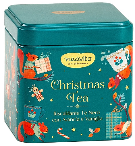 NEAVITA MELANGE CHRISTMAS TEA FILTROSCRIGNO IN BARATTOLINO VERDE DI NATALE - Farmacia Bartoli