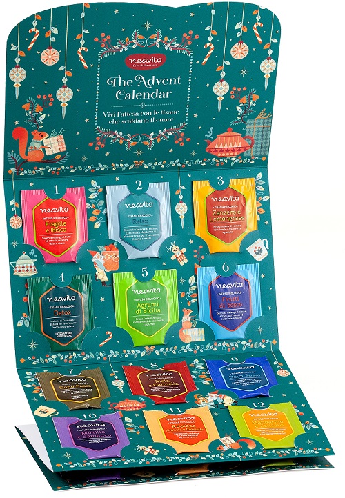 NEAVITA CALENDARIO DELL'AVVENTO BIO 24 TISANE ASSORTITE - Farmacia Bartoli