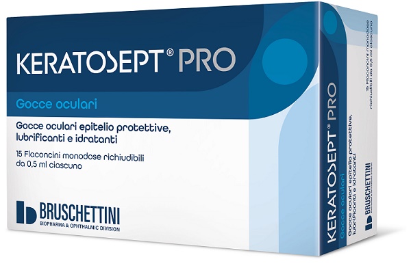 GOCCE OCULARI KERATOSEPT PRO 15 FLACONCINI MONODOSE RICHIUDIBILI DA 0,5 ML - Farmacia Bartoli