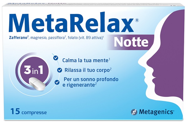METARELAX NOTTE 15 COMPRESSE - Farmacia Bartoli
