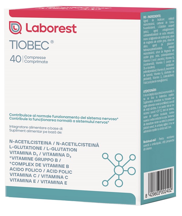 TIOBEC 40 COMPRESSE - Farmacia Bartoli