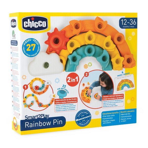 CHICCO GIOCO SMART2PLAY ARCOBALENO 2IN1 - Farmacia Bartoli