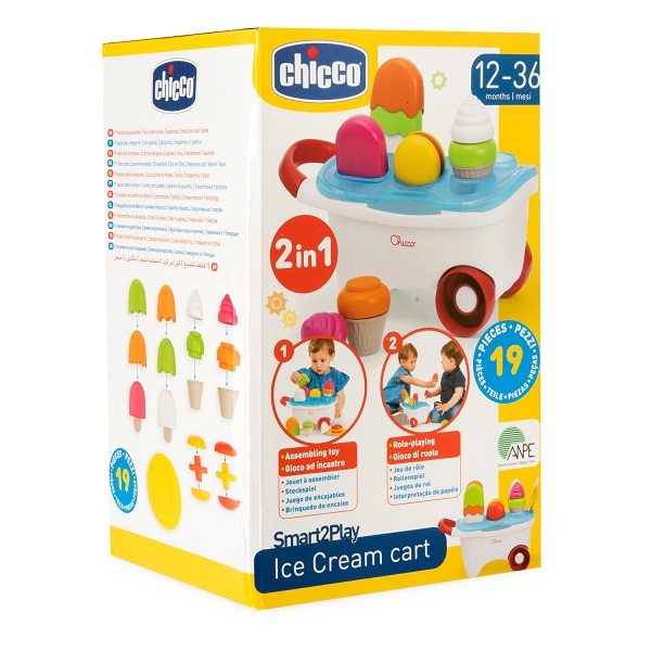 CHICCO GIOCO SMART2PLAY CARRETTO DEI GELATI - Farmacia Bartoli