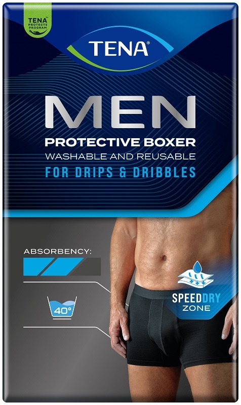 TENA MEN PROTECTIVE BOXER ASSORBENTE LAVABILE MEDIUM 1 PEZZO - Farmacia Bartoli
