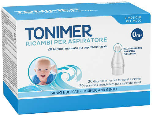 RICAMBI ASPIRATORE NASALE TONIMER 20 PEZZI - Farmacia Bartoli