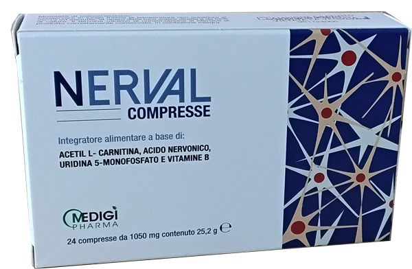 NERVAL 24 COMPRESSE DA 1050 MG - Farmacia Bartoli