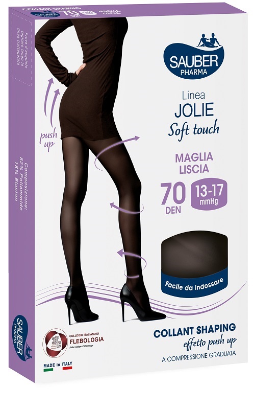 SAUBER PHARMA JOLIE COLLANT SHAPING 70 DENARI NERO TAGLIA 3 - Farmacia Bartoli