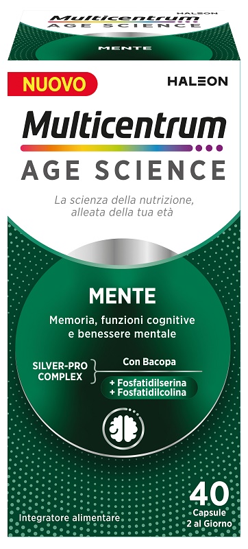 MULTICENTRUM AGE SCIENCE MENTE 40 CAPSULE - Farmacia Bartoli