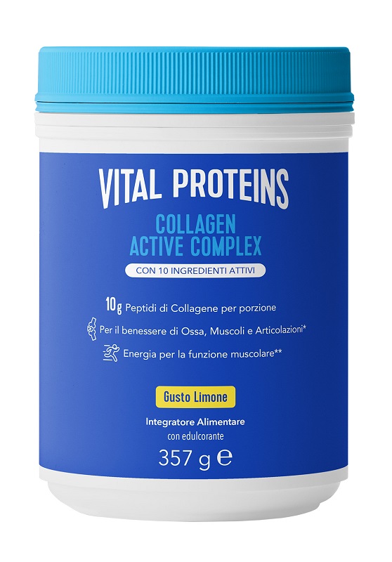 VITAL PROTEINS COLLAGEN ACTIVE COMPLEX LIMONE 357 G - Farmacia Bartoli