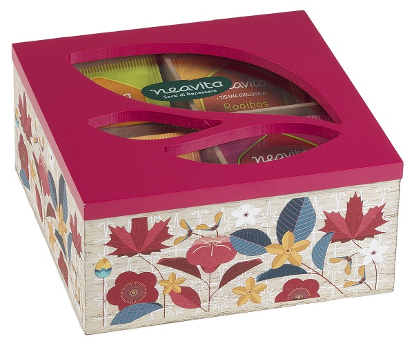 NEAVITA COFANETTO LEGNO BIO ROSA 20 FILTRI TISANE ASSORTITE - Farmacia Bartoli