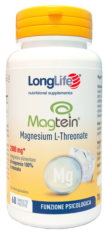 LONGLIFE MAGTEIN MAGNESIO L-THREONATO 60 TAVOLETTE RIVESTITE - Farmacia Bartoli