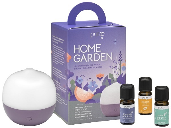PURAE KIT HOME GARDEN DIFFUSORE PIPER VERBENA CON 3 OLII ESSENZIALI BIO 5 ML - Farmacia Bartoli