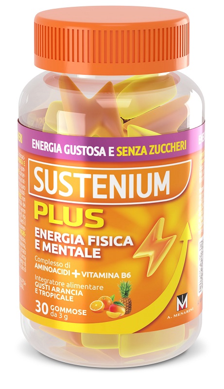 SUSTENIUM PLUS 30 CARAMELLE GOMMOSE 3 G - Farmacia Bartoli