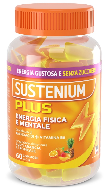 SUSTENIUM PLUS 60 CARAMELLE GOMMOSE 3 G - Farmacia Bartoli
